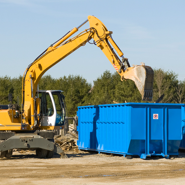 what are the rental fees for a residential dumpster in Unity OH